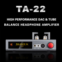 XDUOO TA22 ES9038Q2M*2 USB DSD256 32Bit/384kHz TA22 HD Bluetooth DAC Amp DAC&Tube Balance Headphone Amplifier