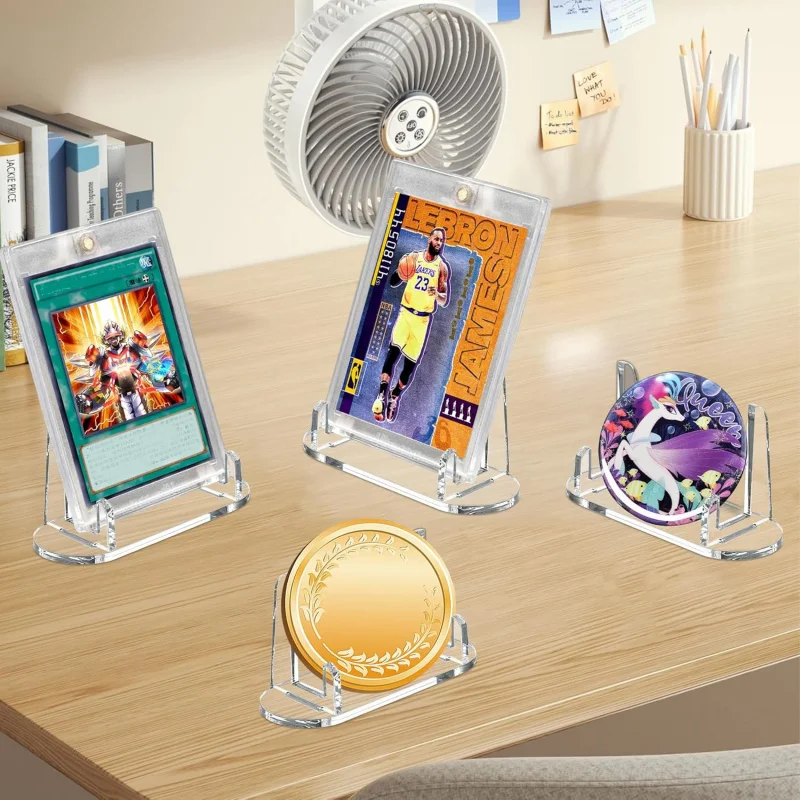 Acryl-Sammelkartenständer, abgestufte Kartenständer, Baseball für Sportkarten, Halter für Händler, Einzelhandel (keine Karten)