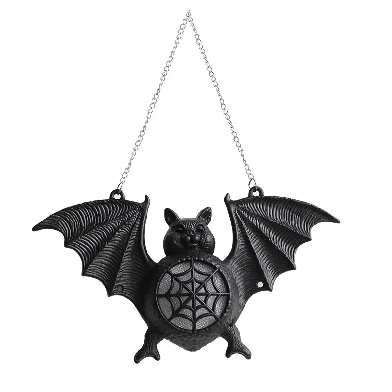 Halloween glowing bat lantern, new bat pendant decoration, Halloween decorative item, bat