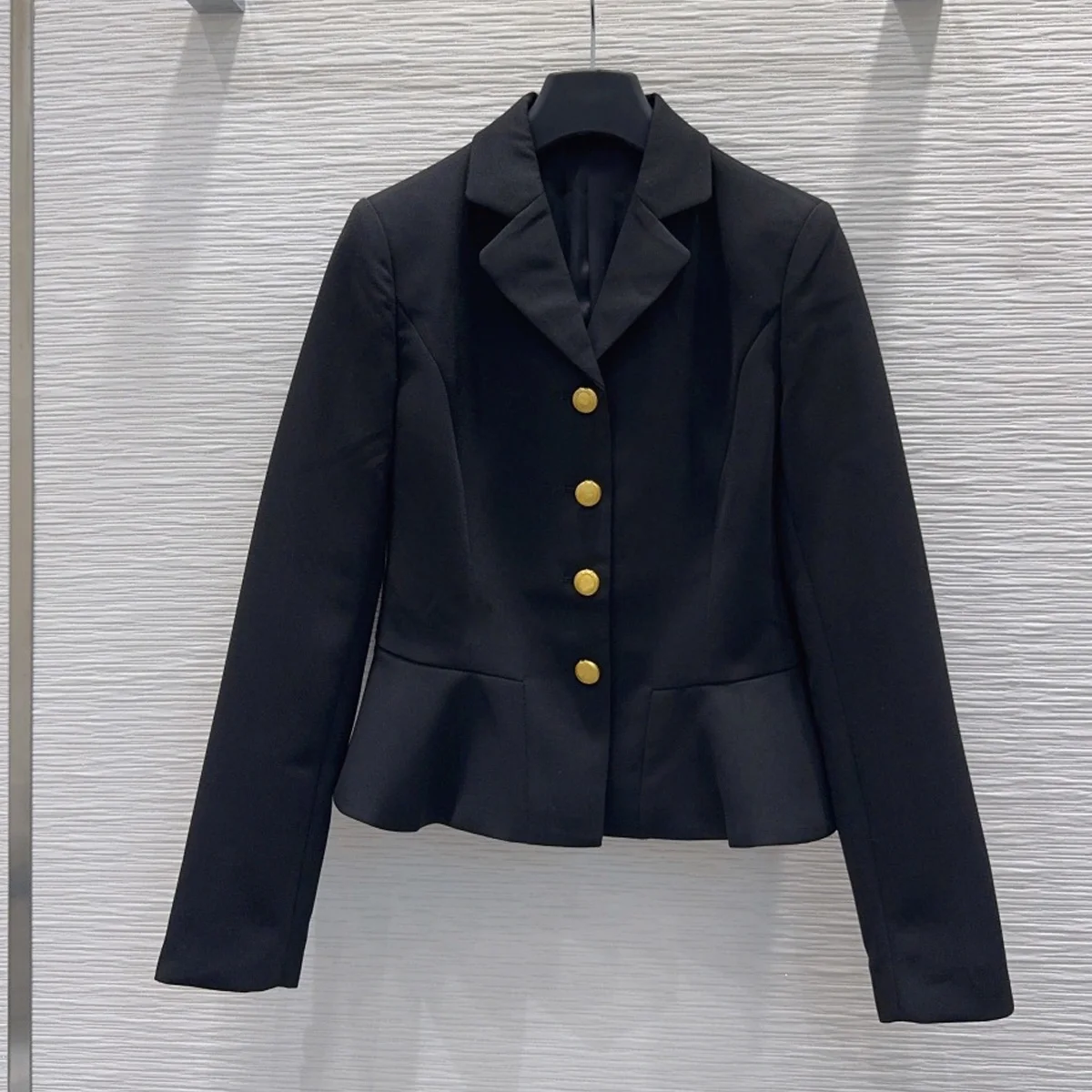 High Quality Women Cropped Blazer & High Waist Midi Skirt 2 Piece Set Office Business Suit lyt26101241