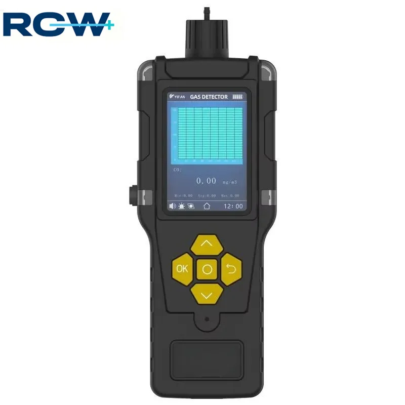 RWC Pump-Suction Handheld Detector: Oxygen and Carbon Dioxide Monitor for Confined Space Oxygen Concentration Detection