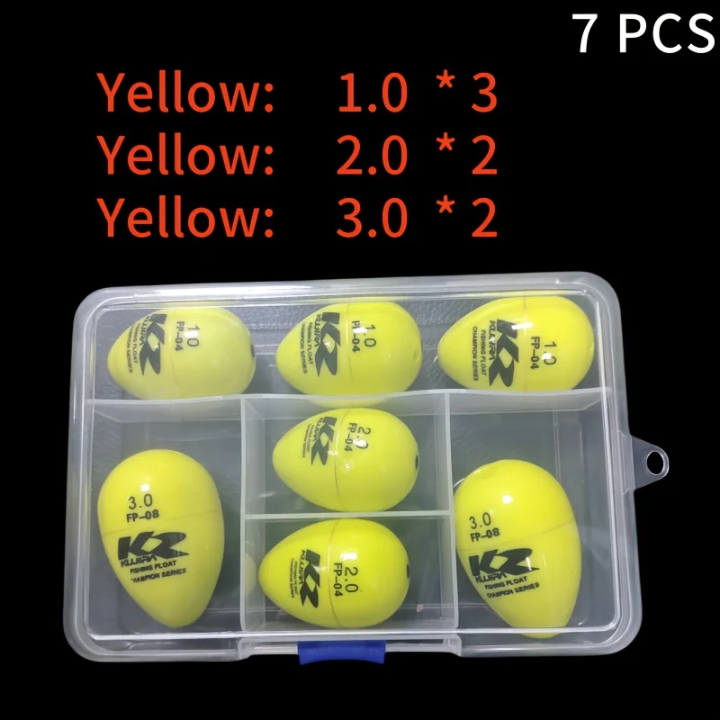 7 Pcs/Box Fishing F… - image