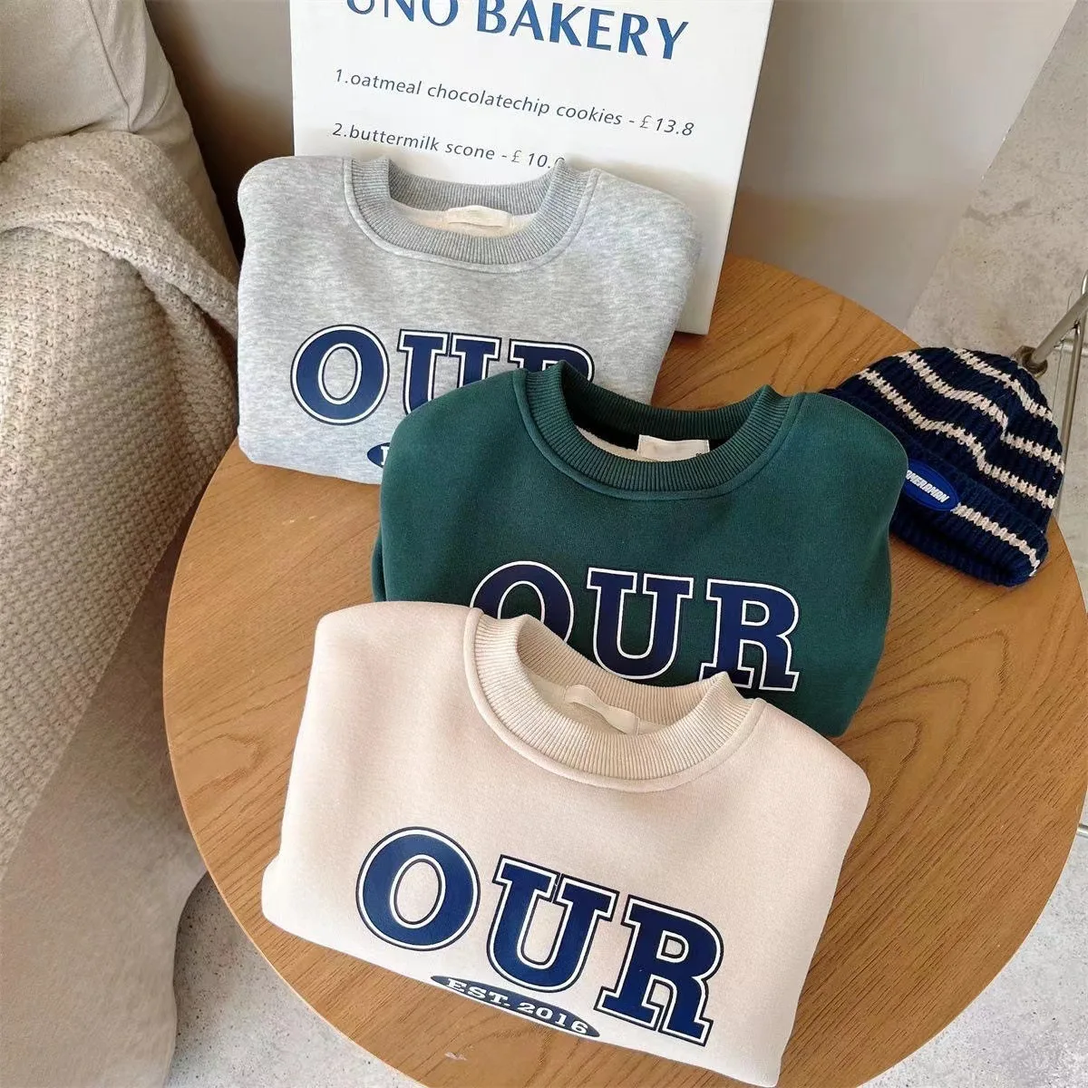 Boys Fleece Thicken Sets Winter Warm Suit Baby Girls Sweatshirts+Sweatpants 2 Pcs Kids Autumn New Outfits Children Clothes