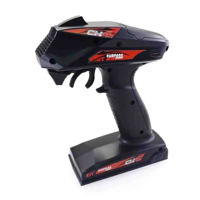 Surpass Hobby 2.4G 4CH Super Response Radio System Sender mit Empfänger für RC Car Boat Tank
