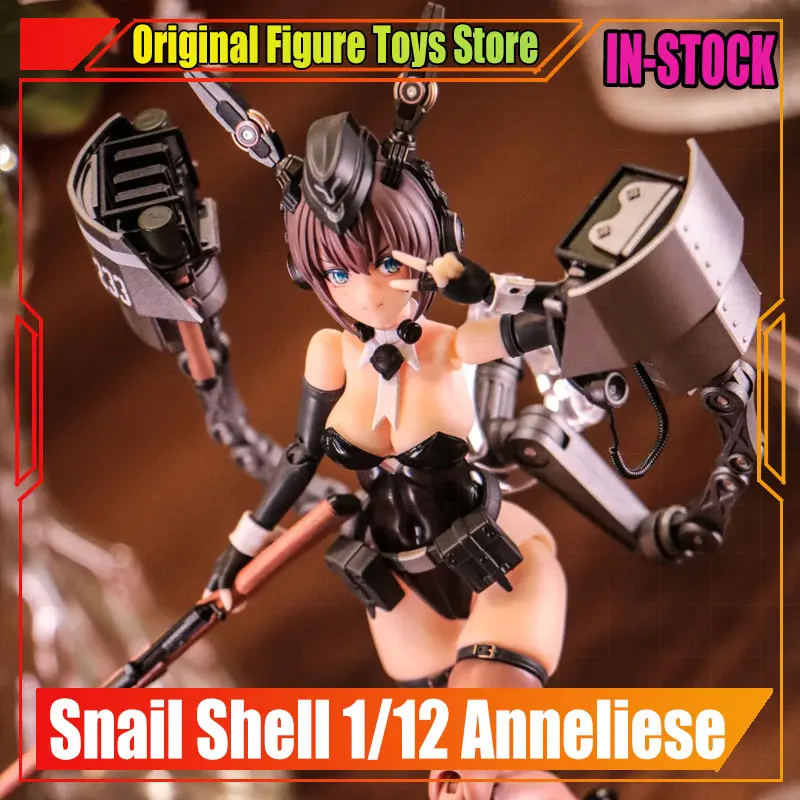 Figurka kolekcjonerska Anneliese z serii Snail Shell, skala 1/12, model RA-03, strój króliczka, piękna dziewczyna.