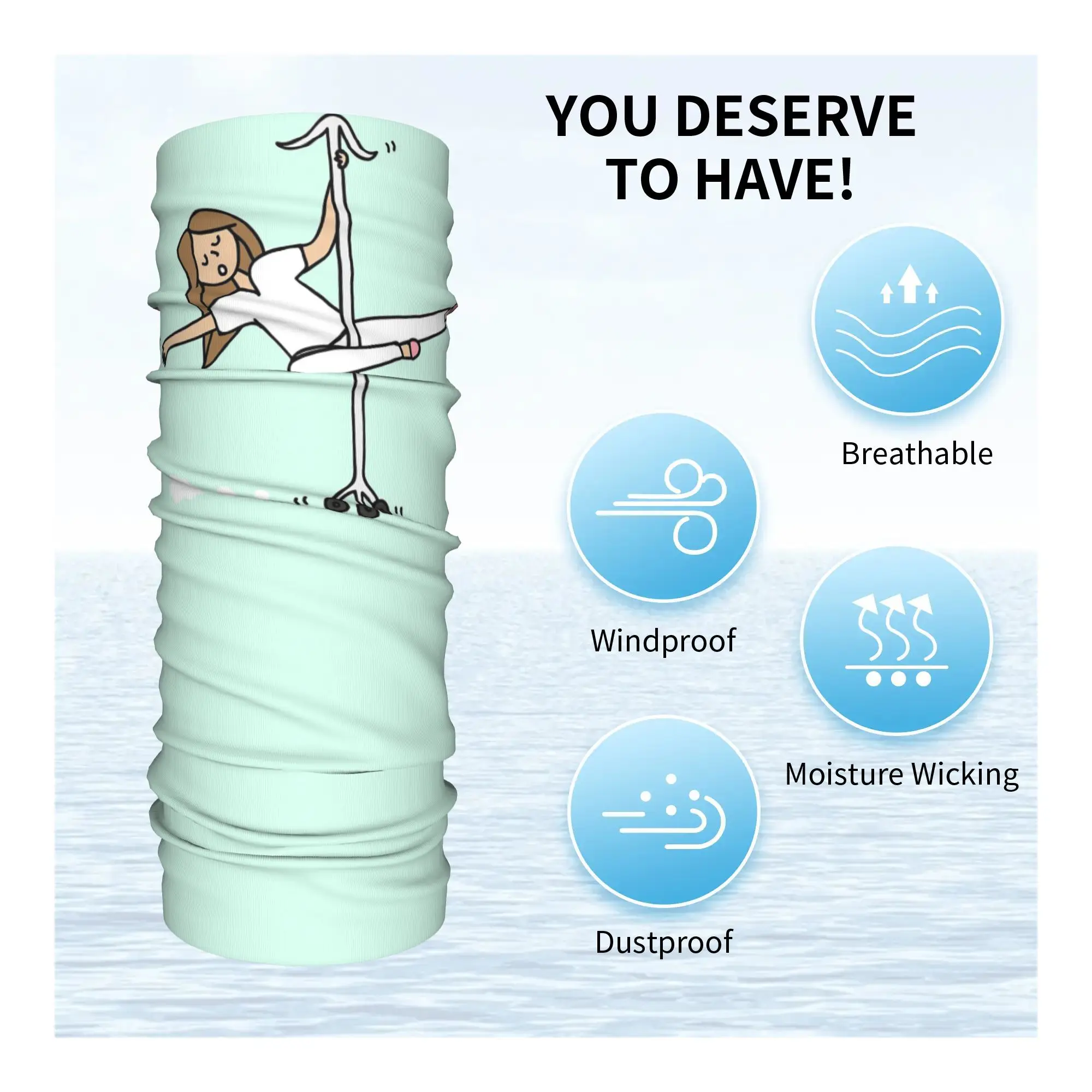 Enfermera En Apuros معاطف للأطباء والممرضات باندانا الرقبة الجراب مطبوعة التفاف قناع وشاح متعدد الوظائف الدراجات وشاح الجري للرجال والنساء