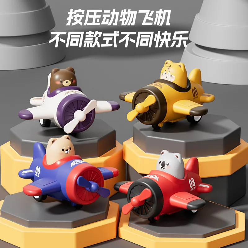 

Cute Squeeze Toy Cars for Kids Ages 3–6: and Small Airplane Toys—Children's Gifts