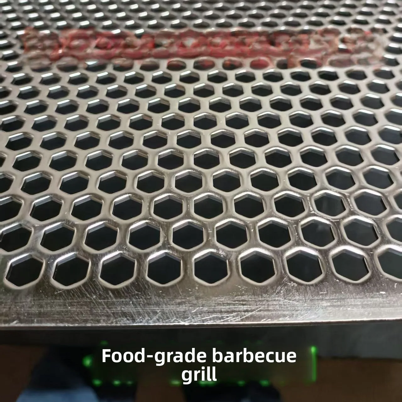 

Сетка для барбекю из нержавеющей стали 304 с квадратными отверстиями, для корейского жарения, приготовления чая и использования на плите