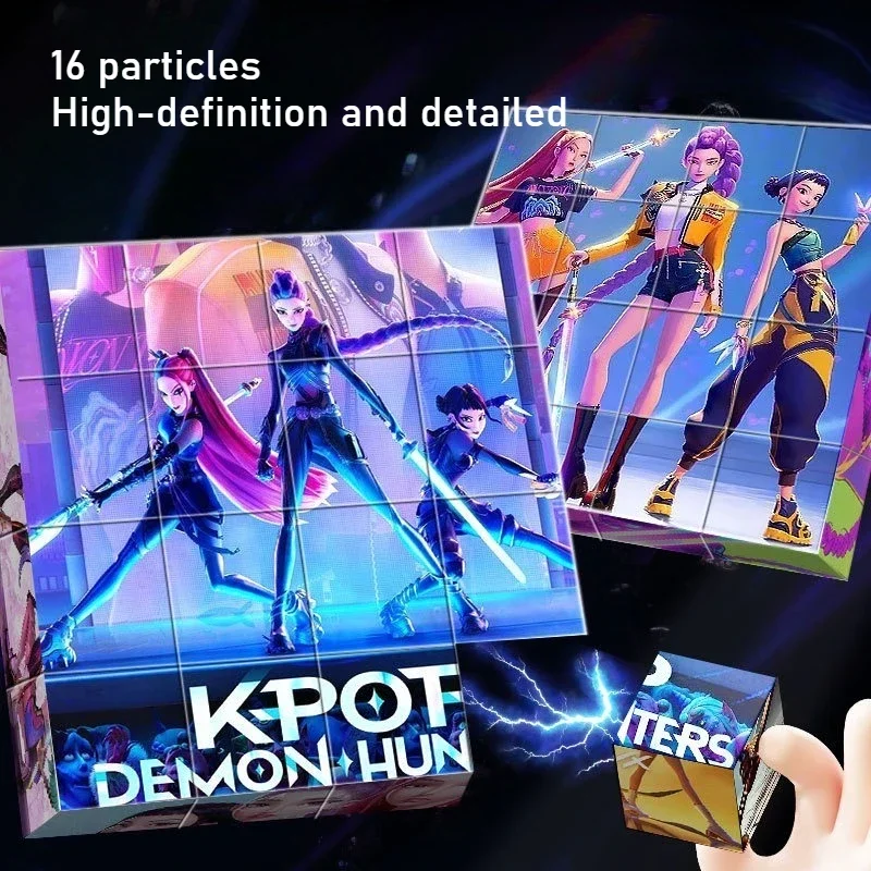 Klocki Magnetyczne Kpop Demon Hunter Anime Kreskówka Impreza dla Dzieci Kolekcjonowanie Rumi Mira Zoey Zabawki Edukacyjne dla Dzieci