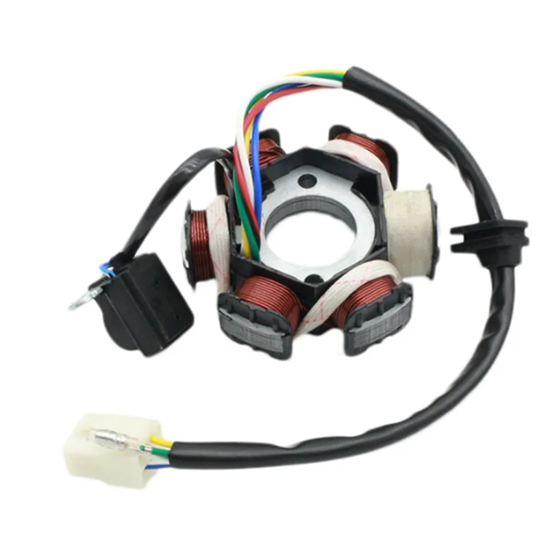 

Motorcycle Stator Coil Magneto 6 Coil 5 Wire For 50Cc 70Cc 90Cc 110Cc 125Cc ATV Quad Go Kart
