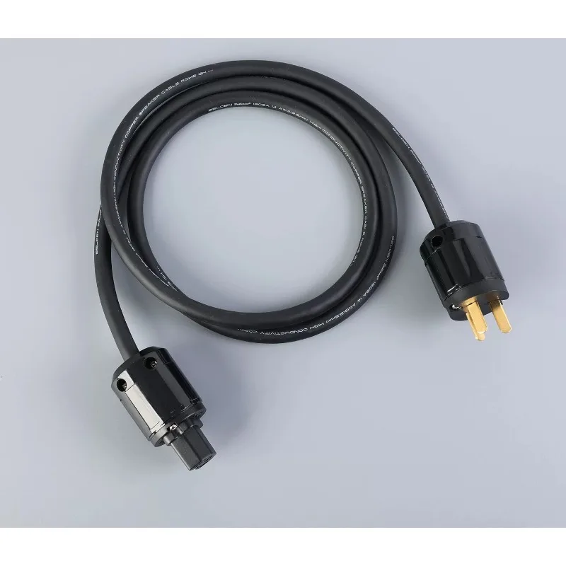 99.99% 4N pure copper audiophile audio power cable, American standard, Chinese standard power cord