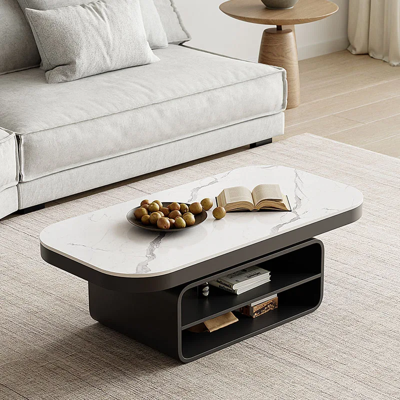 Luxury Writing Coffee Table Dinner Moving Storage Living Room Designer Side Table Modern Mesa Auxiliar Chinese Style Furniture