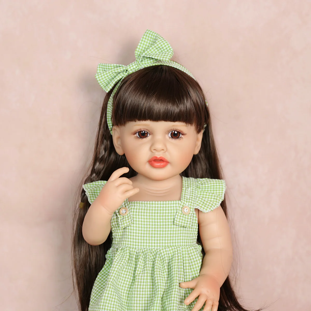 Wholesale Summer Pastoral Style Doll Reborn Baby Doll Girl For Children's Toy Bathing With Children Able To Stand