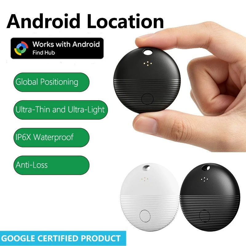 Nuevo Rastreador GPS con Etiqueta, Localizador GPS Android Google Find My, AirTag, Dispositivo de Rastreo GPS para Coche, Rastreador GPS para Bicicleta, Seguridad Electrónica