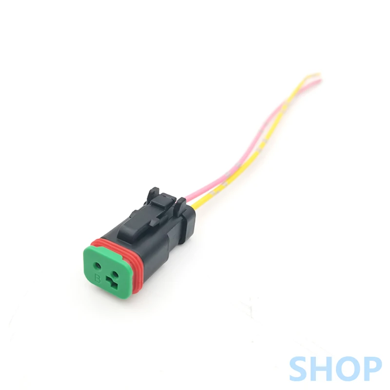 1and 10PC,2pin For Komatsu Caterpillar CAT excavator solenoid valve, water temperature and speed sensor, lighting plug connector