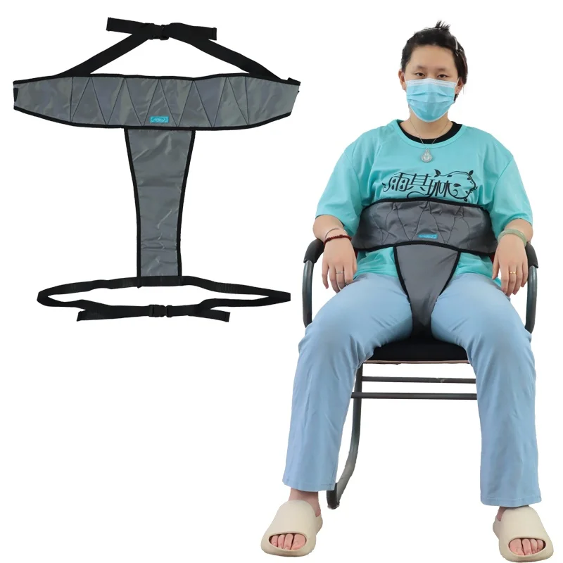 

Elderly disabled wheelchair seat belt anti-drop and non-slip leg restraint waist fixation