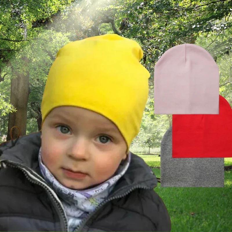 Cotton Newborn Baby Hats Beanie Kids Bonnet for Boys Girls Children Cap In Spring Autumn Winter