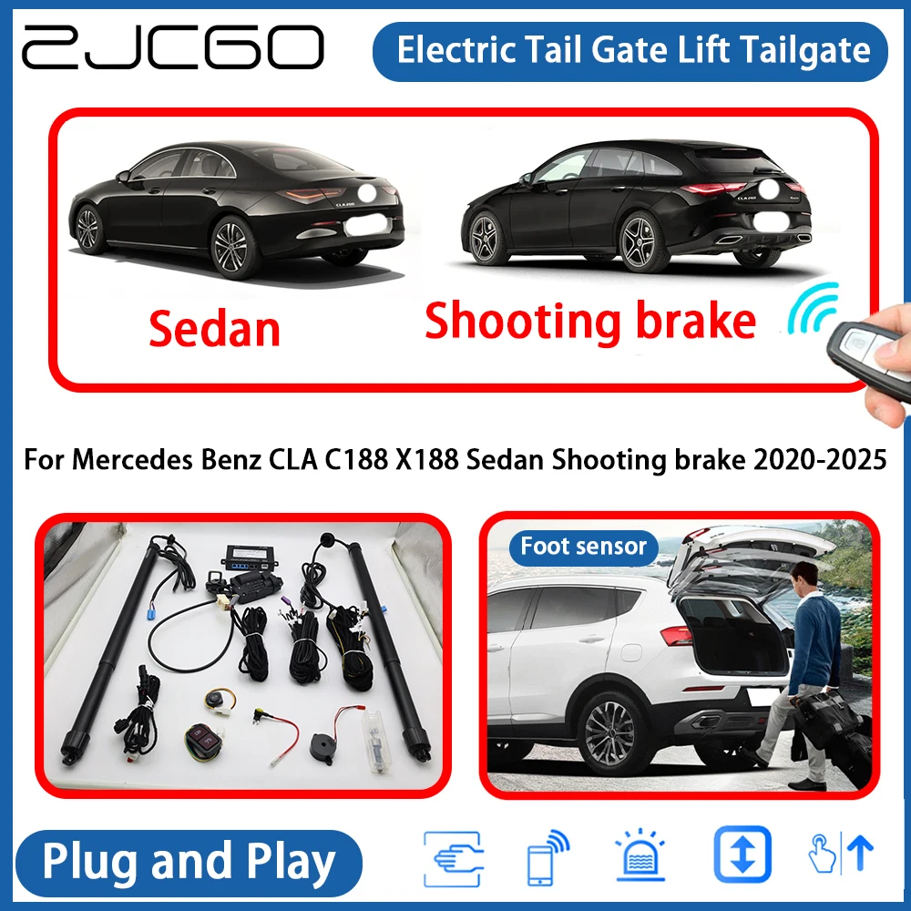 

for Mercedes Benz CLA C188 X188 Sedan Shooting brake 2020-2025 Powered Tailgate Power Liftgate Electric Tail Gate Lift