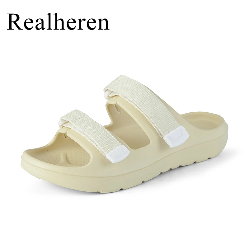 Summer Men Rubber Slippers Beach Soft Indoor Home Designer Slides House Shoes Bedroom Women Couples Fashion EVA Lightweight