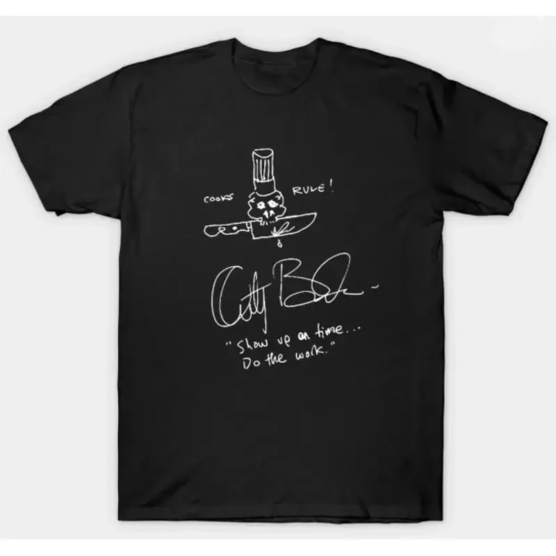 Anthony Bourdain Celebrity Chef Cook Food T Shirt S 3Xl