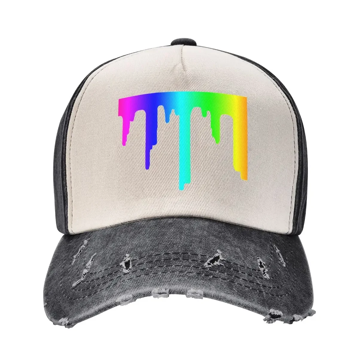 

Rainbow Paint DripCap Baseball Cap Male hat Designer Hat men's big size hat Fashion Beach Women's Beach Outlet Men's