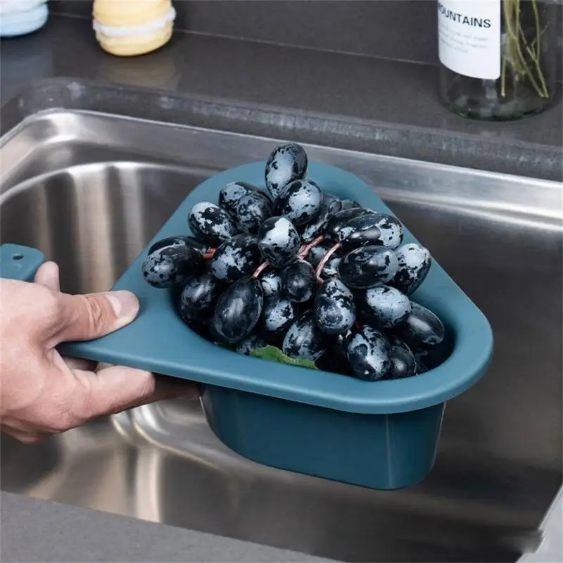 Kitchen Sink Filter Shelf Vegetable Fruit Drainer Basket Multifunctional Storage Rack Tools Soap Sponge Holder Kitchen Supplies