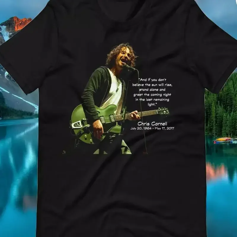 Remembering Chris Cornell Quotes T Shirt Size S M L 2345Xl Cotton