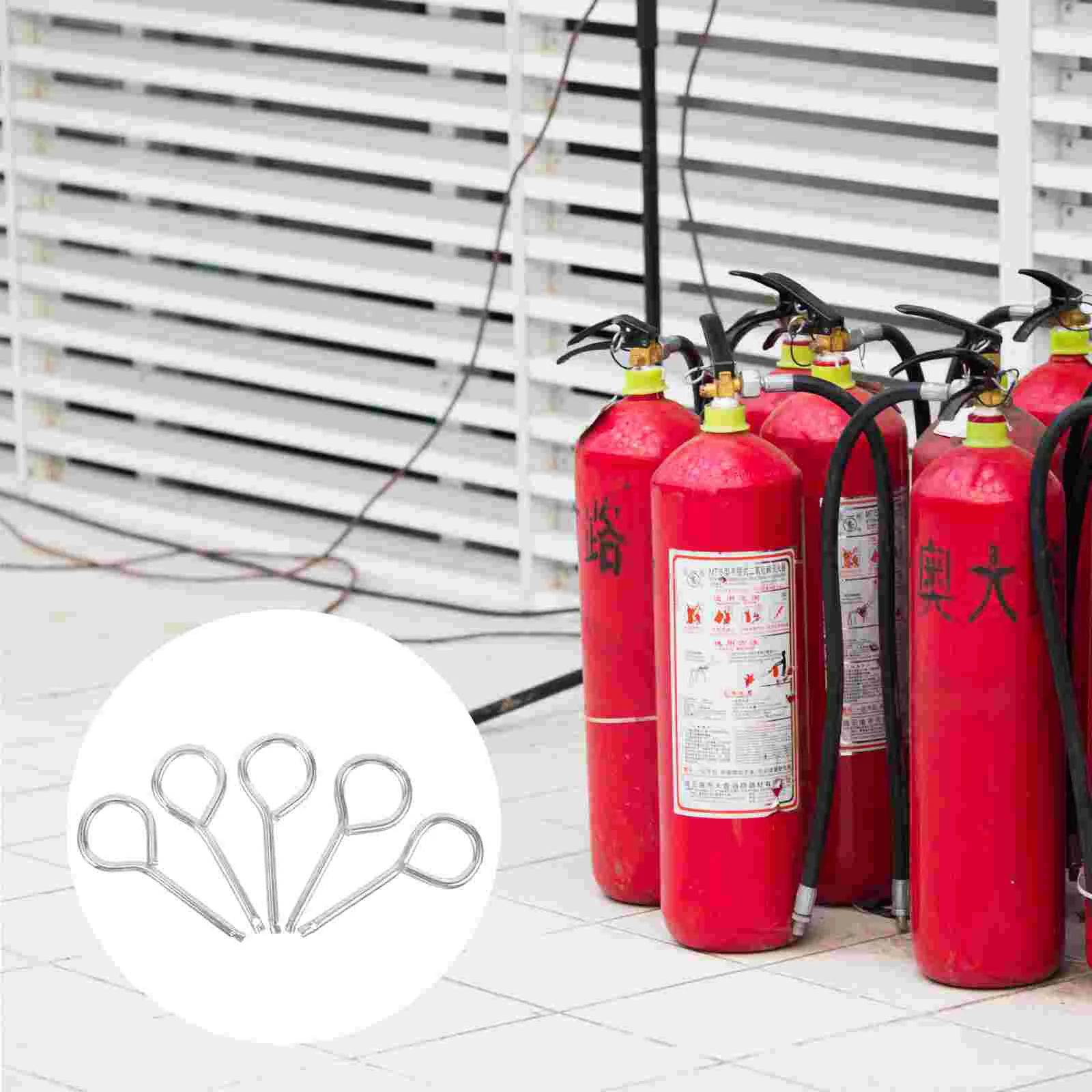 Loquet d'extincteur Attro pour enfants, épingle de sécurité pour goupilles de verrouillage en métal, remplacement d'échelle, 10 pièces