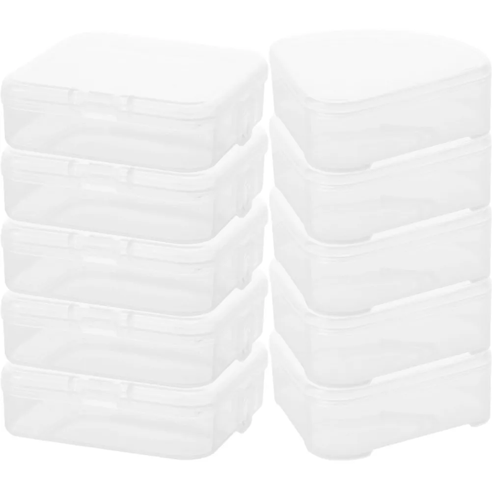 10Pcs Makeup Sponge Box Transparent Egg Holder Powder Puff Storage Travel Makeup Tool Organizer Powder Puff Case