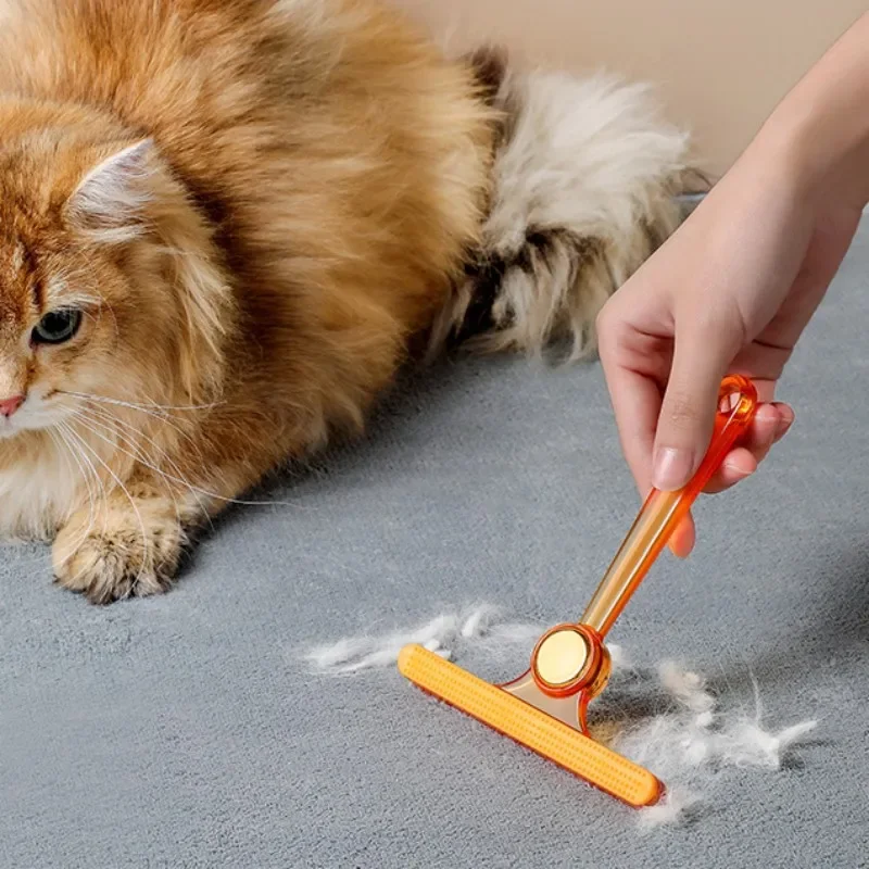 Cat Brush Pet Hair Remover Double-sided Brush for Cats Hair Scraper Silicone Cat Brush Pet Wool Collector Brushes Pet Supplies