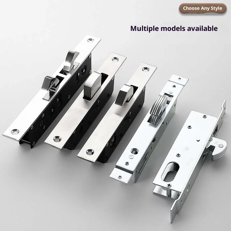 Cross Key Double Hook Lock 1863 Sliding Door Hook Lock Invisible Sliding Door Hidden 99 Type Lock Alloy Frame Door Lock Hardware