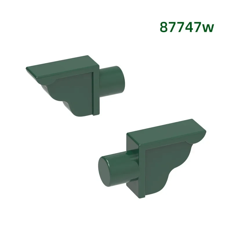 MOC 10 SZT. 87747W Kompatybilny z 3062W Zestaw Klocków Kątowych Ściany Queti, Zestaw Budowlany Dom Zamek Płytki Klocki Zabawki dla Dzieci Prezent na Urodziny