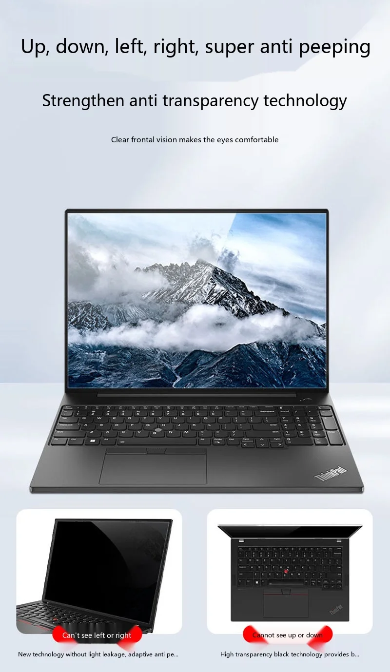 360 ° Vollständiger Sichtschutzfilter 11,6-34 Zoll Anti-Spionage Blaulichtfilter für Laptop – Detail 8