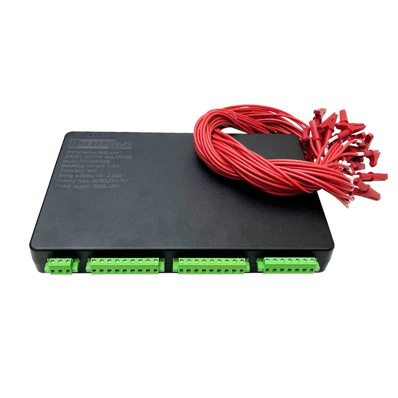 

For HeltecBMS 8S 16S 20S 24S 15A Li-ion LifePO4 Lithium Battery Active Balancer with BT APP Battery Repair Equalizer