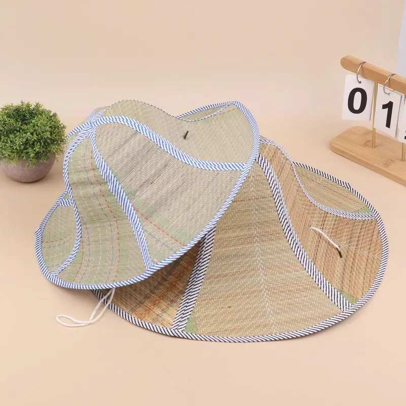 Portable Lightweight Wide‑Brim UV‑Protection Hat, Double‑Sided Foldable Adjustable Breathable Straw Sun Hat