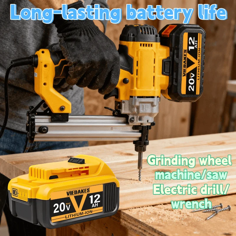 

Power Original for DEWALT 12.0AH DCB609 18V 20V Lithium-ion Battery for Dewalt DCB204 DCB205 DCB206 DCB609 DCB184 DCB200✅