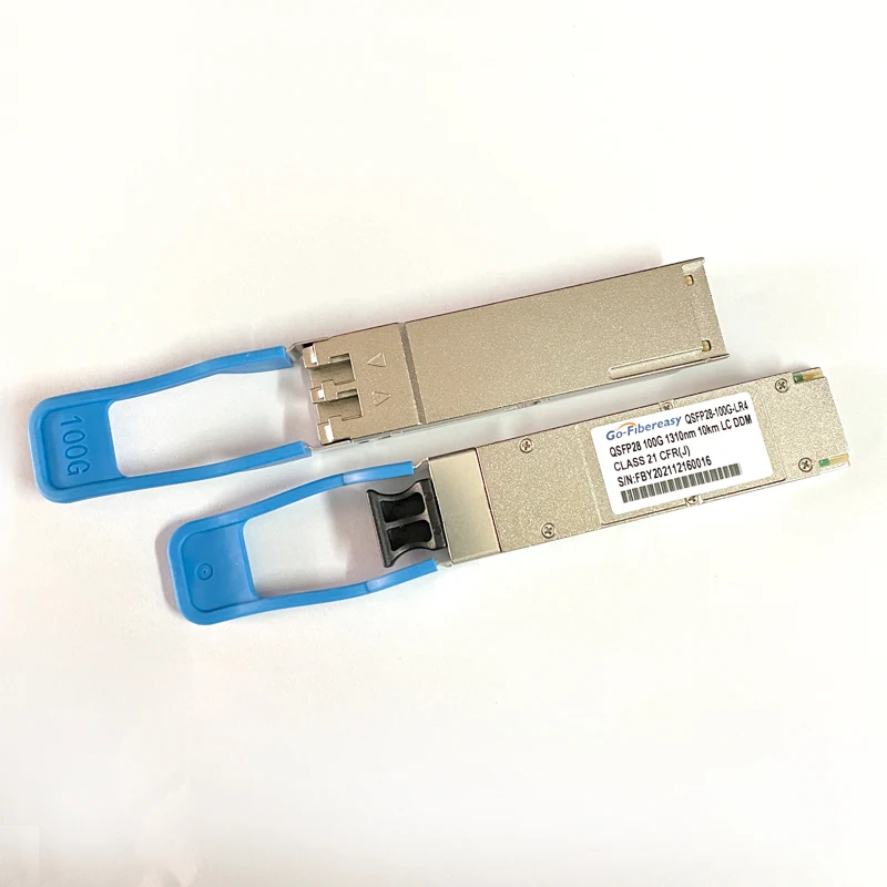 Imagem -03 - Módulo Duplo do Transceptor do lc para Huawei Mikrotik Zimbro Interruptor da Fibra de Intel Qsfp28 100g Lr4 1310nm 2km10km lc