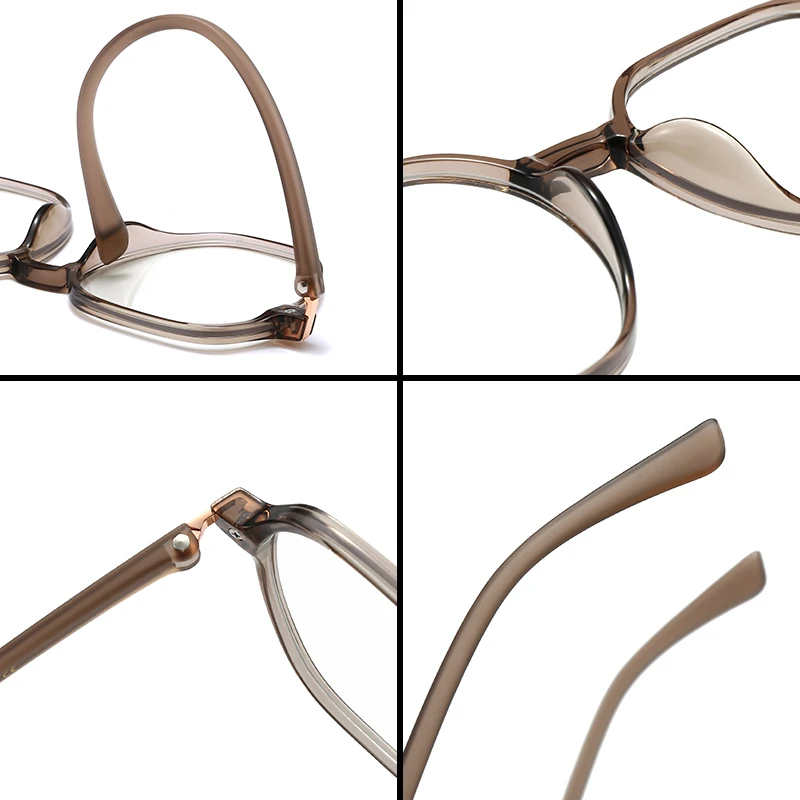 نظارات KAROS هندسية متعددة البؤر تقدمية للرجال والنساء إطار TR90 عالي الجودة مع عدسات طبية لقصر النظر #6