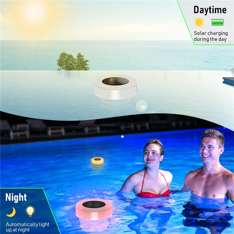 

A69P-Поплавок для хлора для бассейна, дозатор хлора для бассейна с солнечным светом, плавающий дозатор хлора