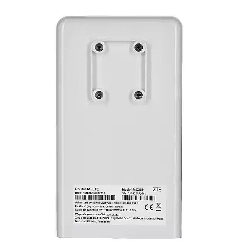 Entsperren Sie den ZTE 5G Outdoor CPE Wireless Router MC889 mit SIM-Kartensteckplatz X62 NSA SA Sub6 mmW 5G4G Cat16 LTE Outdoor2.5G Gigabit Router
