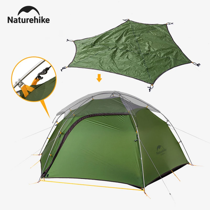 

Naturehike Cloud Peak Hexagonal 4 Seasons Tent Ultralight Waterproof 20D Nylon 2 Persons Tent Outdoor Hiking Camp Climbing Tent