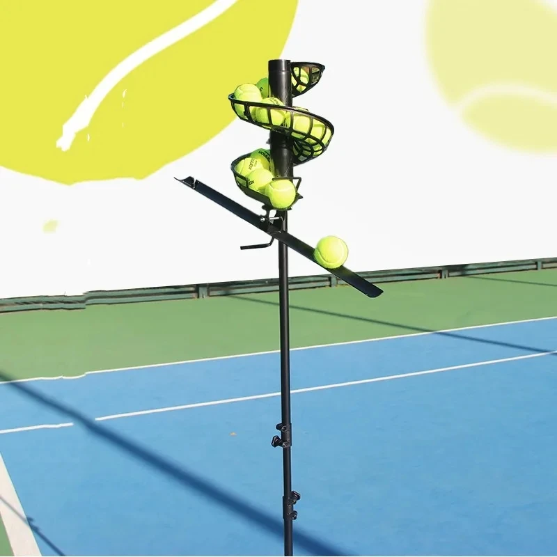 Pro Tennis Ball Dropping Machine Adjustable Speed Height Tennis Ball Feeder Automatic Tennis Serving Machine Swing Exerciser