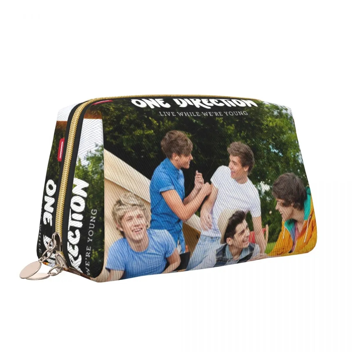 Fashion One Directions Travel Toiletry Bag for Women British Boy Music Group Cosmetic Makeup Bag Beauty Storage Dopp Kit