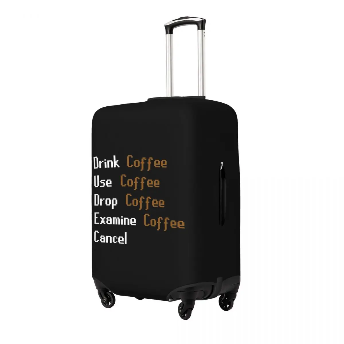 

Runescape Mug Suitcase Cover Protection Elastic Trip Luggage Protector Covers for 18-32 Inch