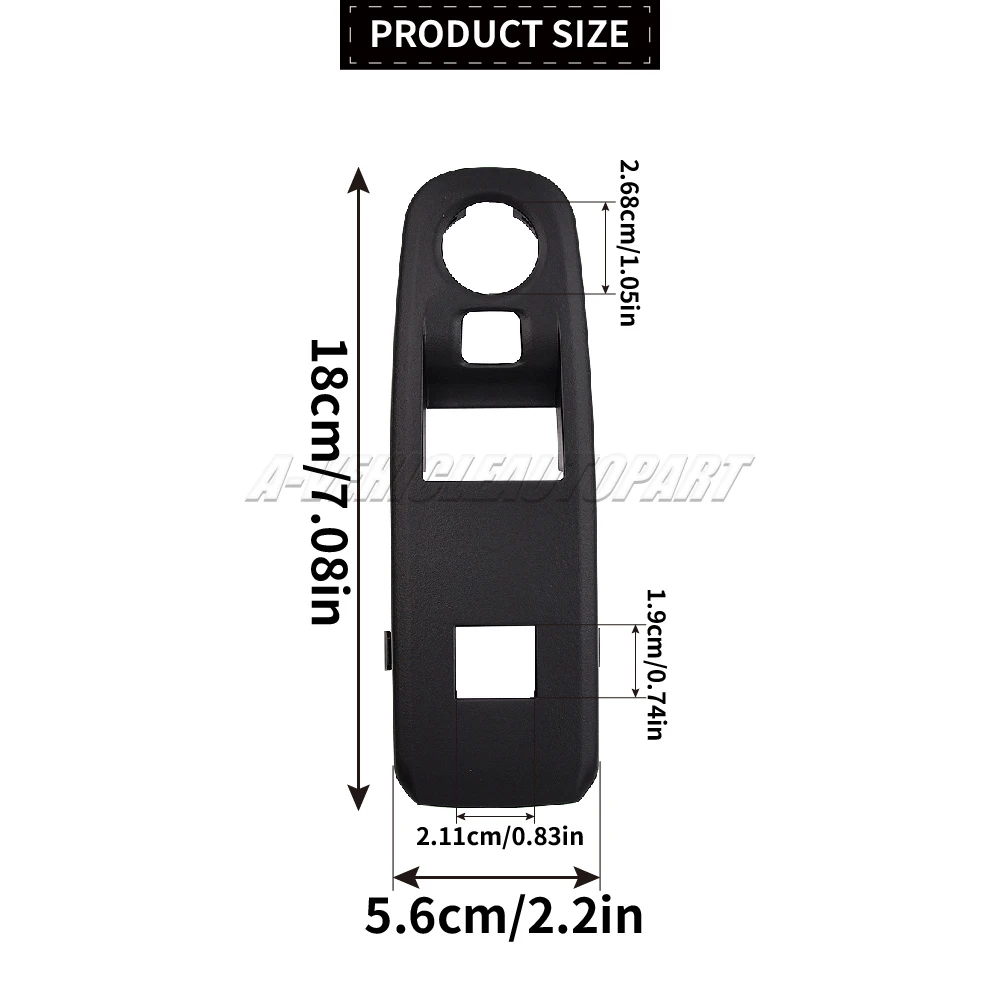 Neuer 98167922ZD Fensterheberschalter-Rahmen für Peugeot Partner Rifter Mk4 K9 Citroen Berlingo RHD vorne rechts, ABS-Autozubehör – Detail 6