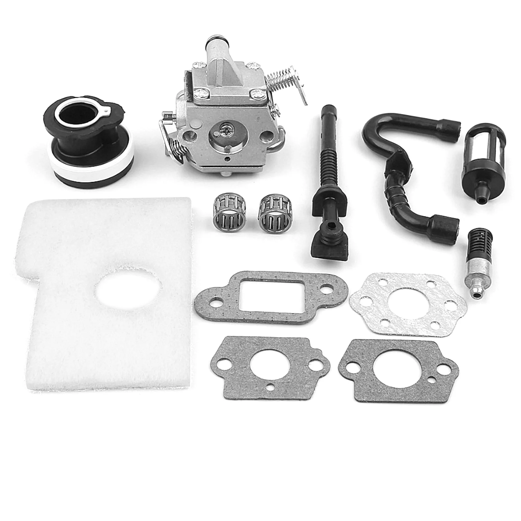 A50U Carburetor Gasket Intake Manifold Bearing Fuel Hose Kit for STIHL MS180 MS170 MS 180 018 017