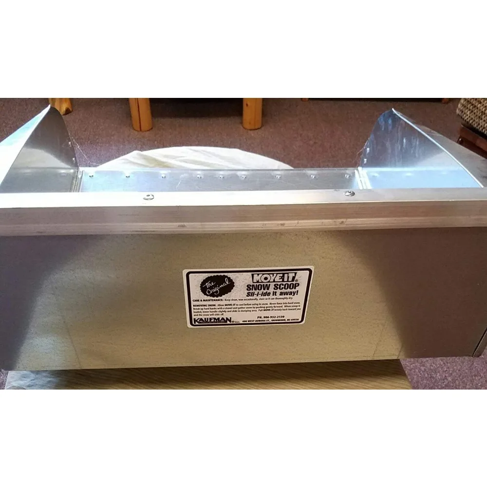 The Original Snow Scoop, Yooper Scooper, Size Medium 22-Inch, Heavy Duty Snow Shovel