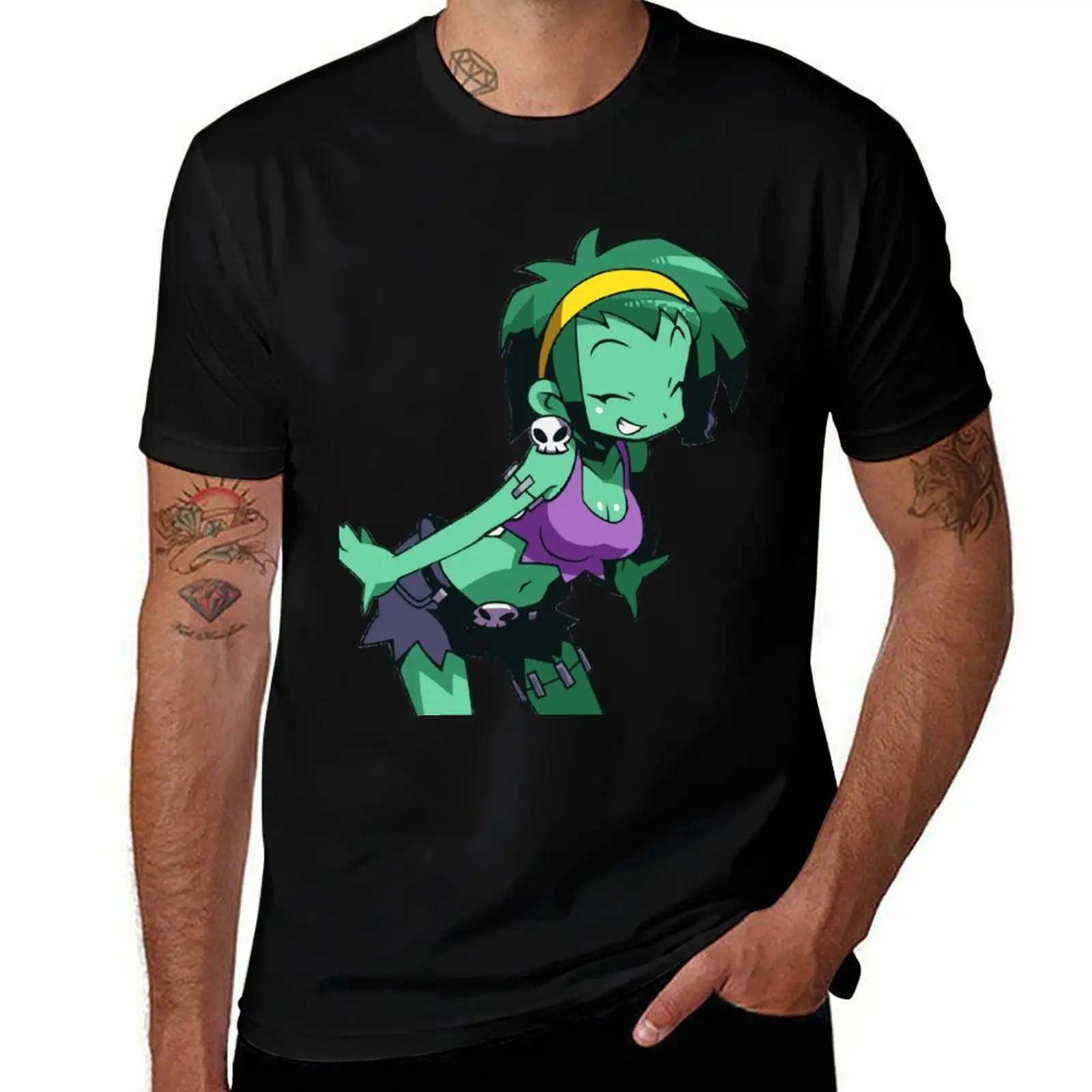 

Мужская хлопковая футболка с рисунком RottyTops, мужская футболка, классическая дизайнерская рубашка Shantae. рубашки