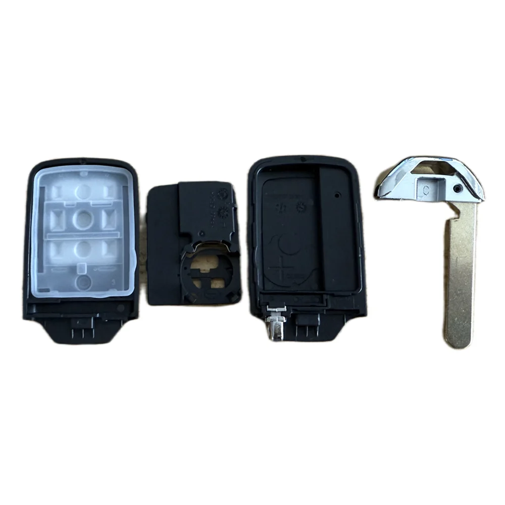 استبدال غطاء مفتاح السيارة الذكي عن بعد 3 أزرار لهوندا مع شفرة مفتاح الطوارئ غير المقطوعة #2