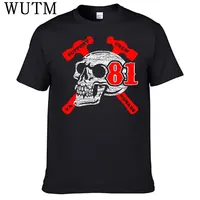 Support 81 Hells Angels T Shirt 100% Cotton Men Shirt Top Sales